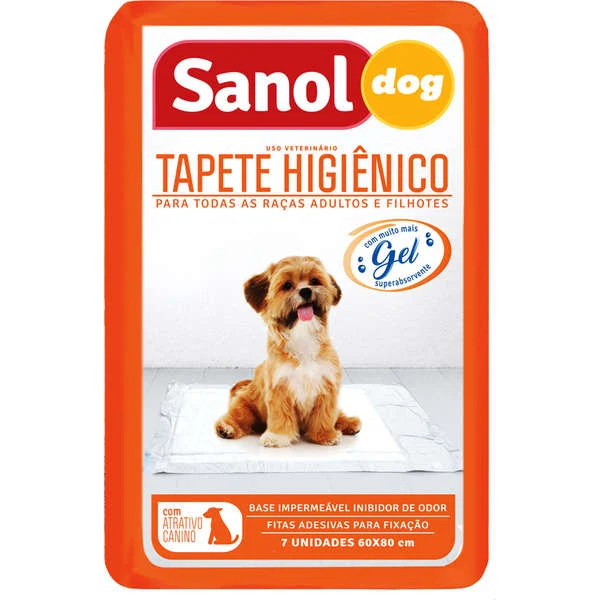 dogl17 250枚 Tapete Higiênico Sanol Dog C/ 7 Unid.